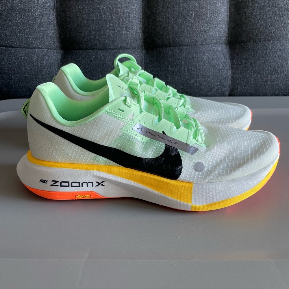 Nike ZoomX Ultrafly Trail Summit White Vapor Green - DX1978-102